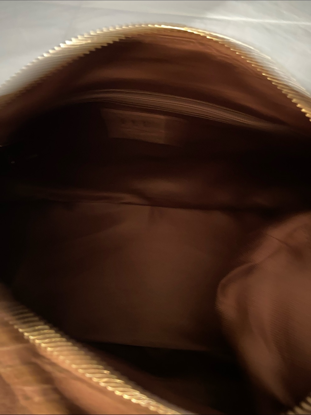 Haute Hippie Cognac Suede Woven-Trim Shoulder Bag - Picture 9 of 12